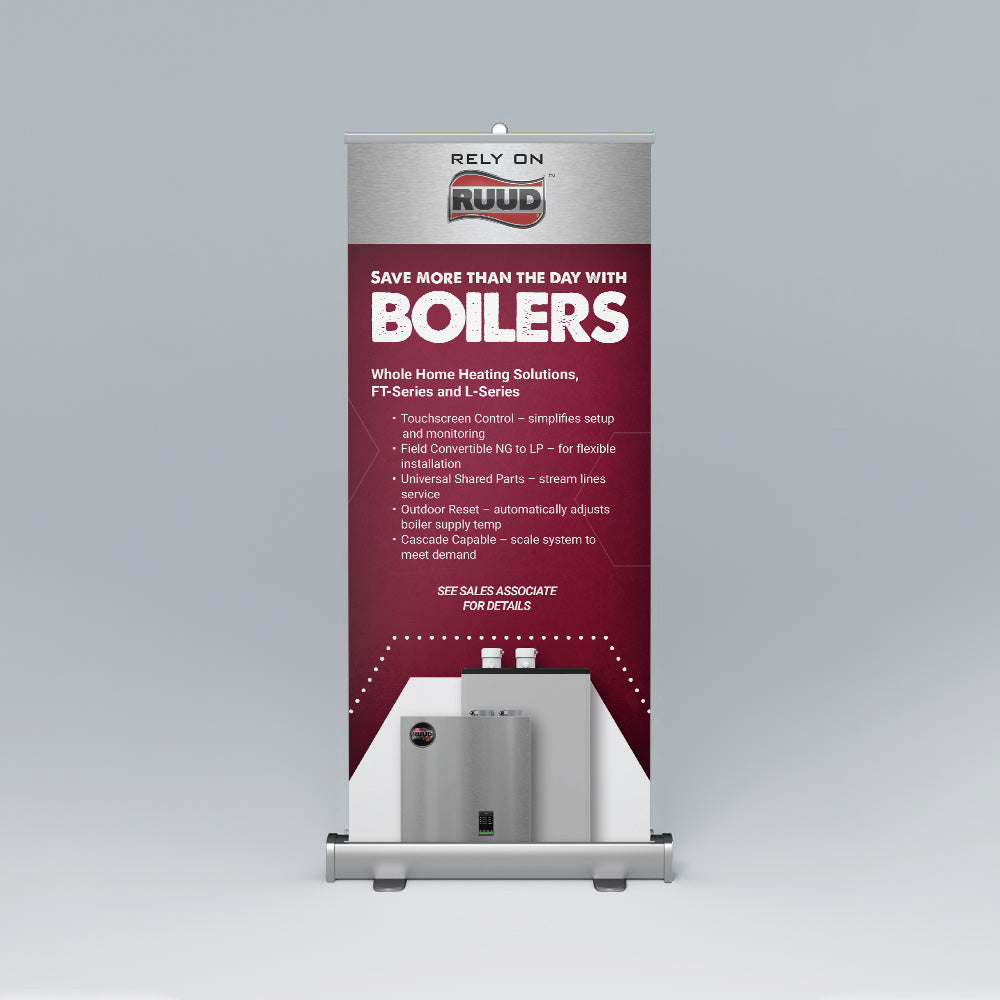Ruud Boilers Pull-Up Banner