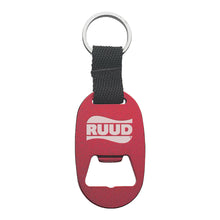 Load image into Gallery viewer, Metal Key Tag w/ Bottle Opener