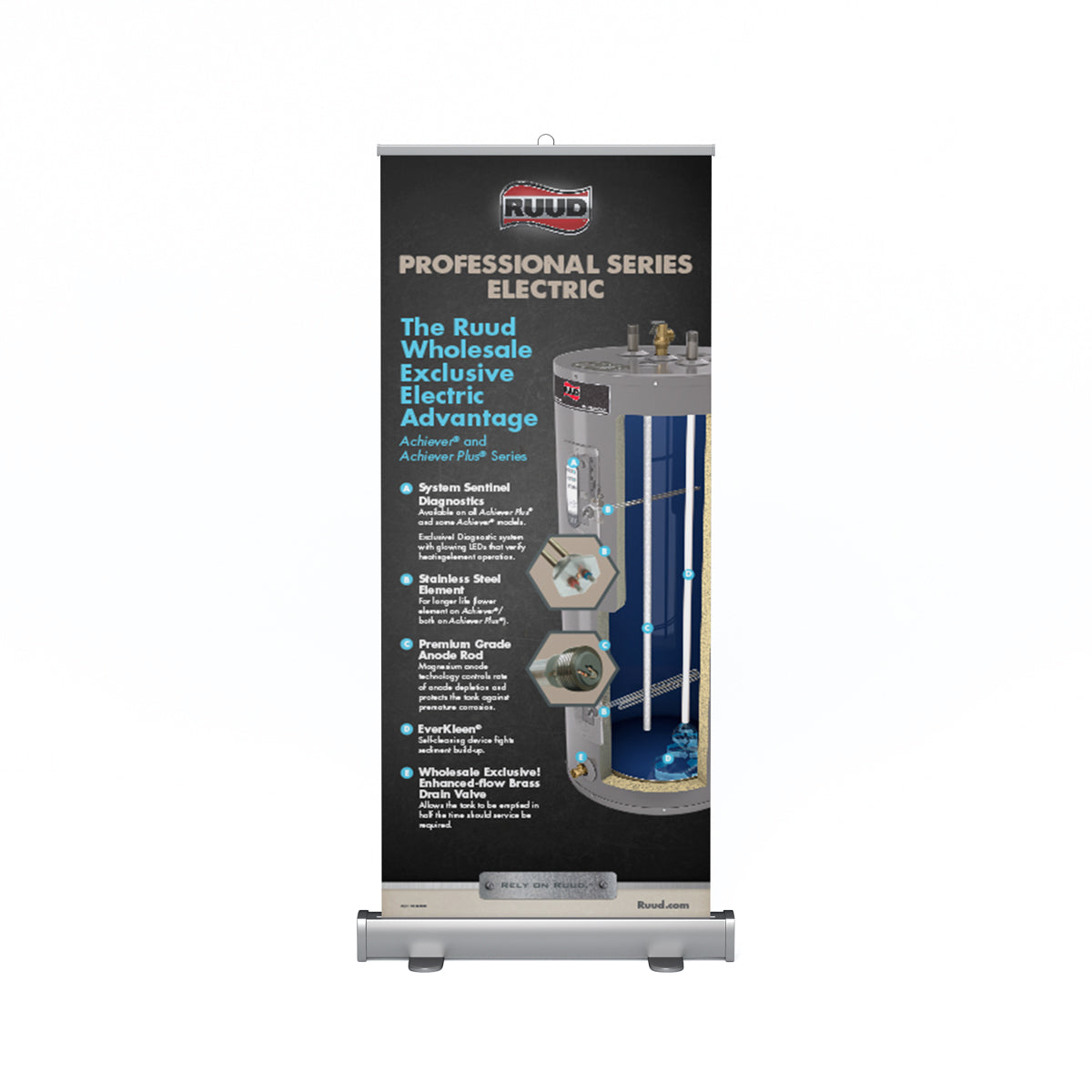 Ruud | Achiever® and Achiever Plus® Series Electric Retractable Banner ...
